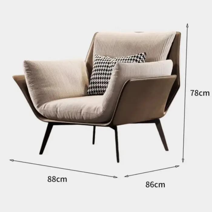 Chaises de salon italiennes confortables