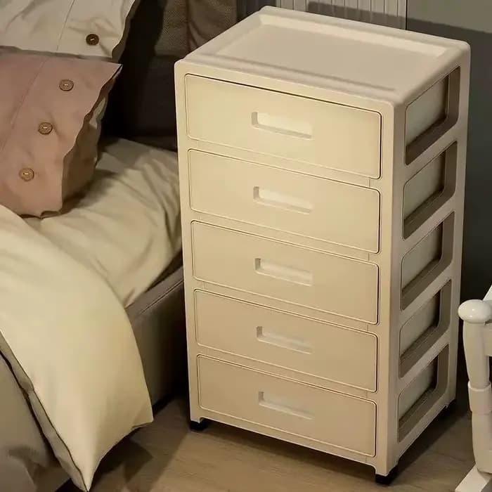 Armoire de rangement de grande capacité avec roulettes