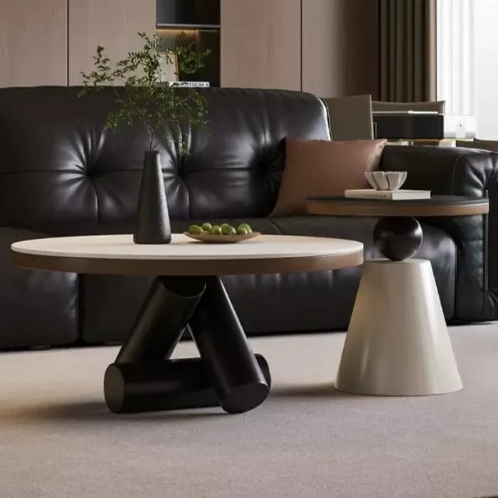 Ensemble de table basse de luxe pour canapé