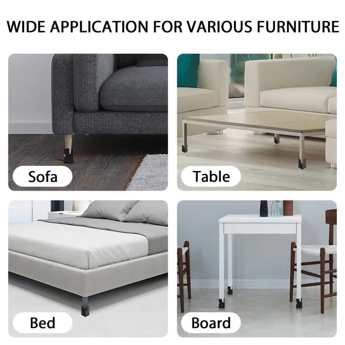 4/8 pièces réglable chaise Riser vis pince 5/10cm hauteur robuste canapé Tables lit meubles Risers bureau