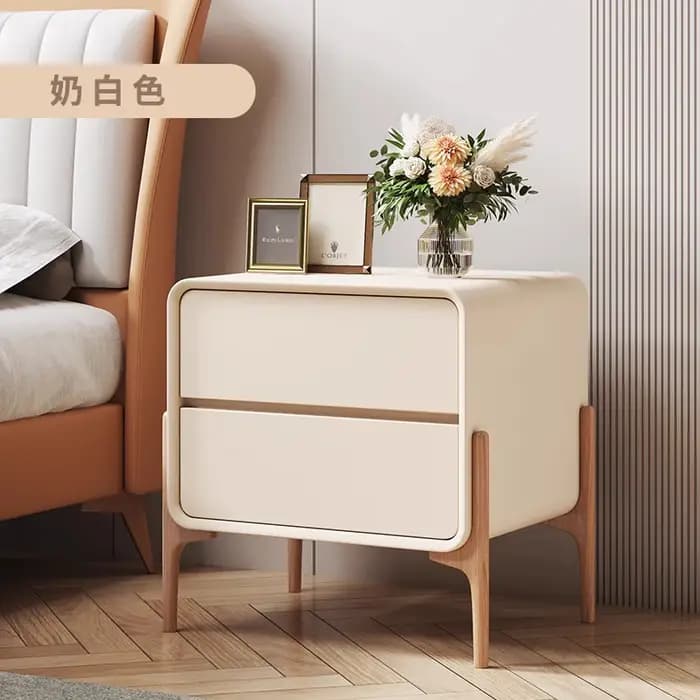 Table de nuit de rangement minimaliste pour chambre à coucher