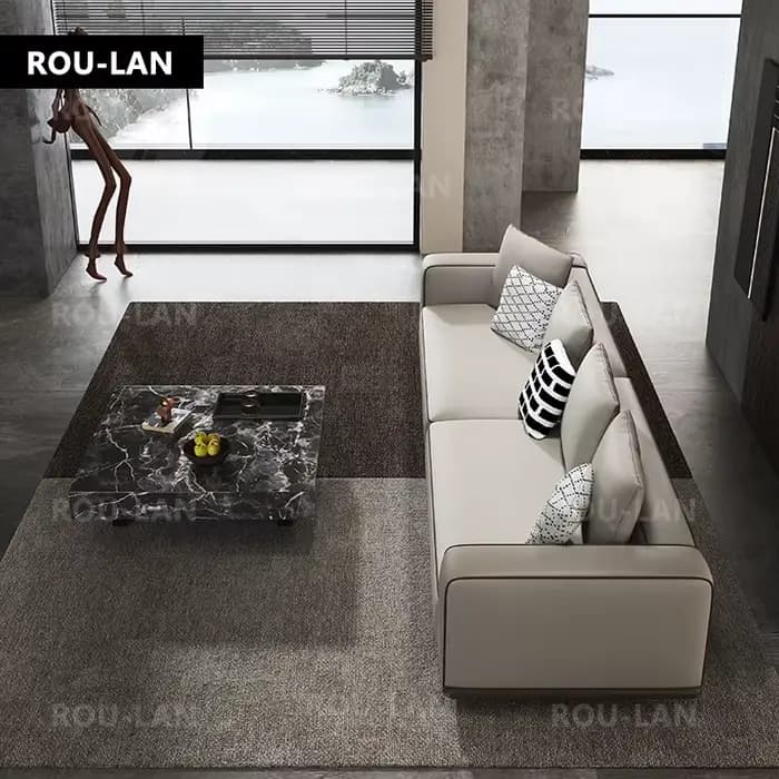 Canapé en cuir Simple et moderne