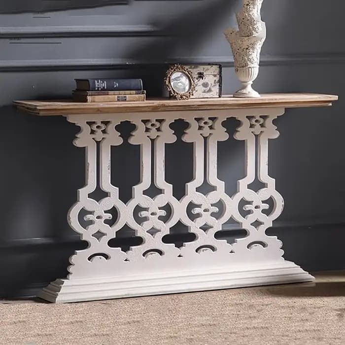 Tables de Console provinciales américaines Shabby rustique esthétique classique
