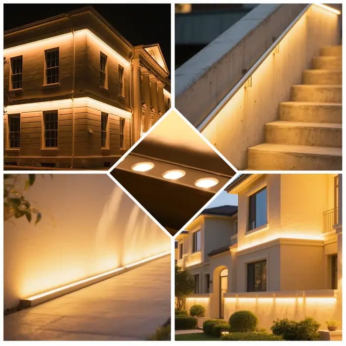 Lumière de rondelle murale AC220V IP65