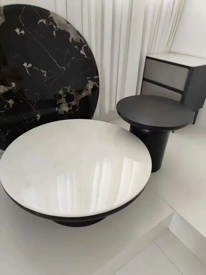 Organisateur De luxe Table basse Simple clair esthétique minimaliste