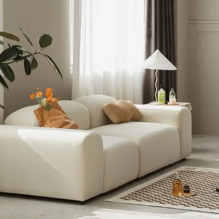 Module tofu Vintage canapé pain et crème chez l'habitant simple moderne salon petite unité chambre i