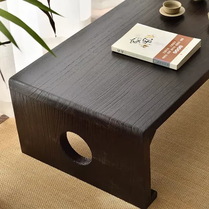 Table à thé en bois massif