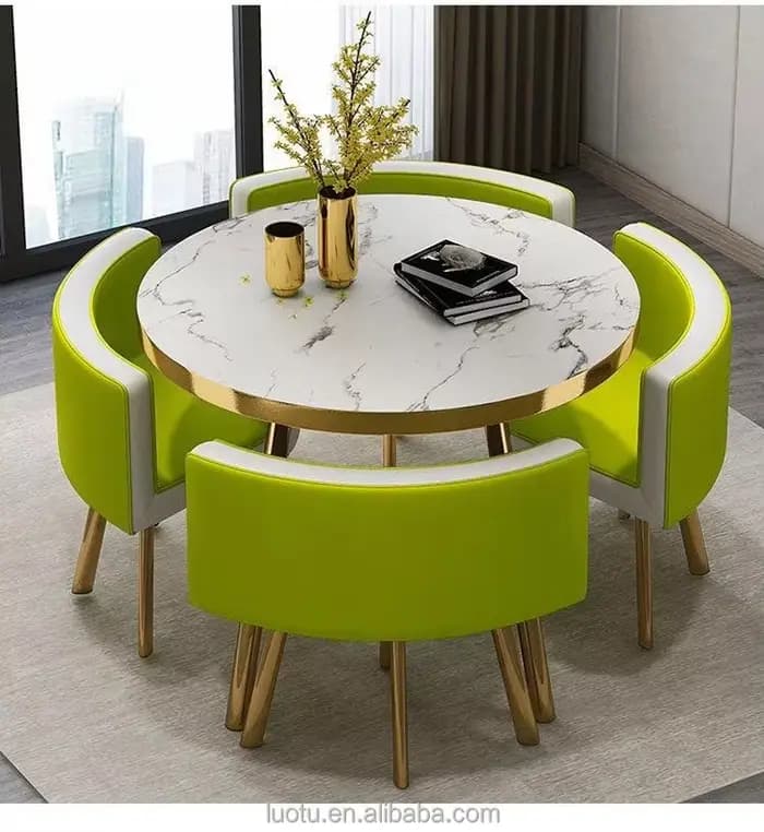 Ensemble table et chaises de négociation