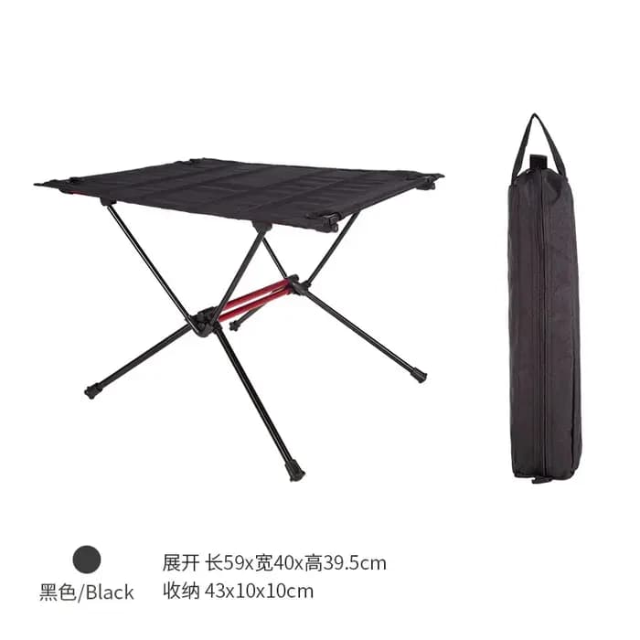 Table pliante portative en tissu, facile à transporter, Table de Camping pour barbecue, 60x40cm