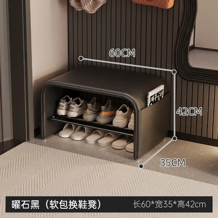  Banc d'entrée moderne avec rangement pour chaussures