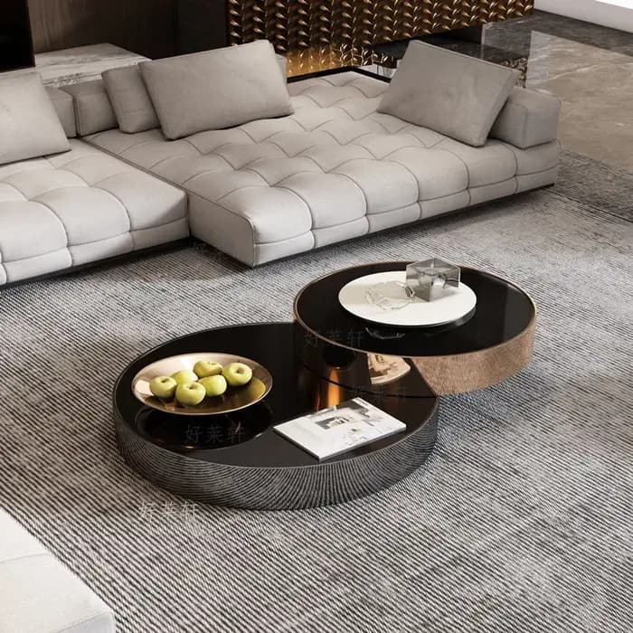 Table basse rotative de luxe