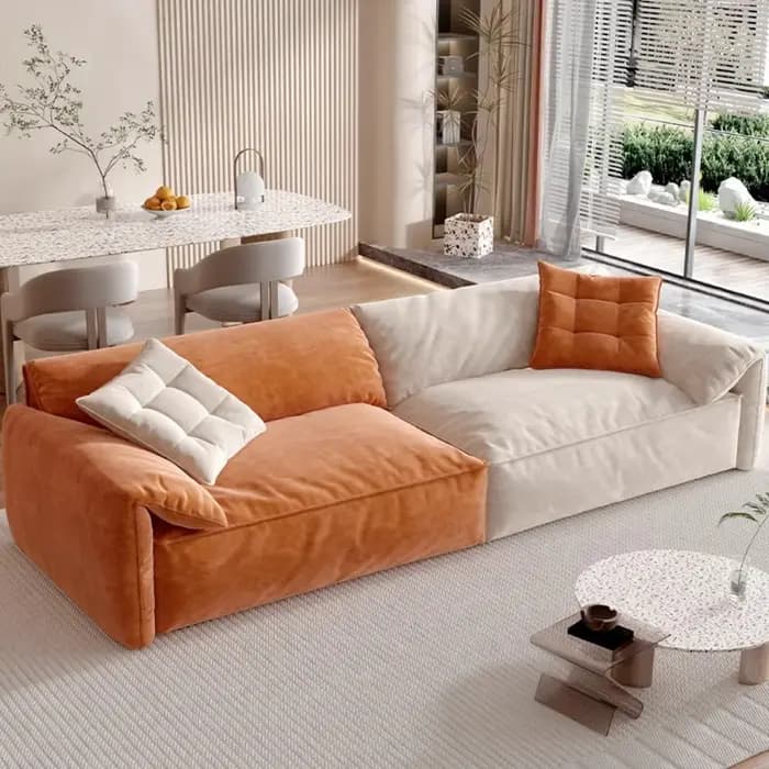 Salon canapés européens accoudoir confortable concepteur