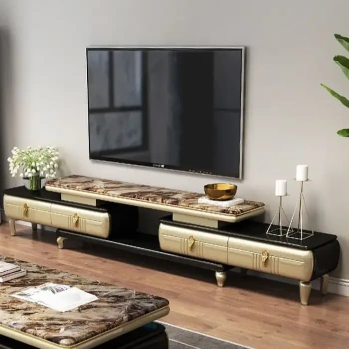 Meuble Tv de luxe, Design de divertissement esthétique