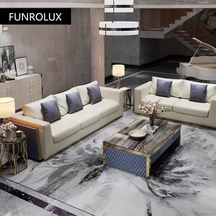 Canapé en cuir Cirhide première couche moderne