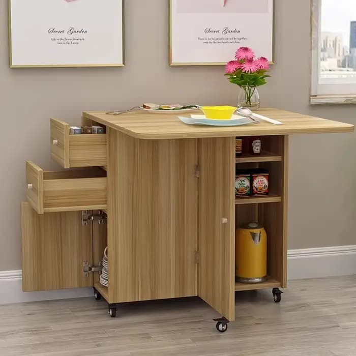 Design Simple Table à manger cuisine luxueux pieds blancs