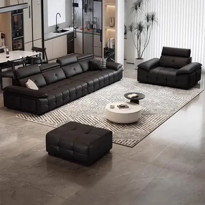 Sol confortable canapé accoudoir classique coin moderne