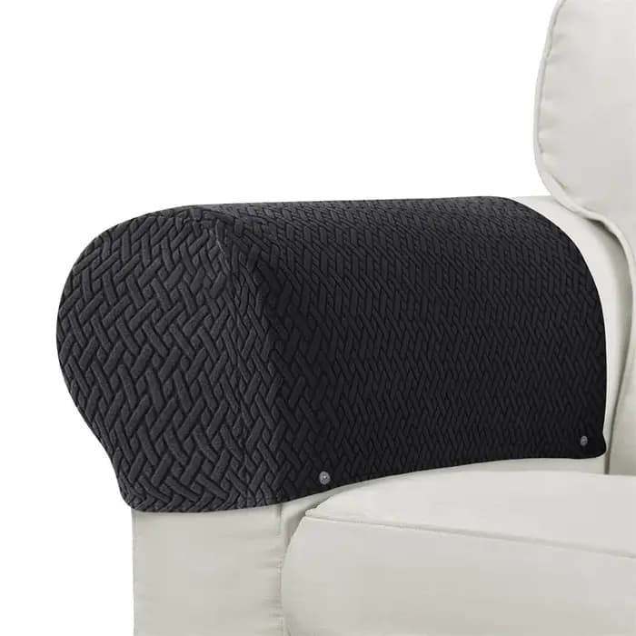 2 pièces/ensemble anti-poussière canapé fauteuil couvre lavable amovible accoudoir chaise housses él