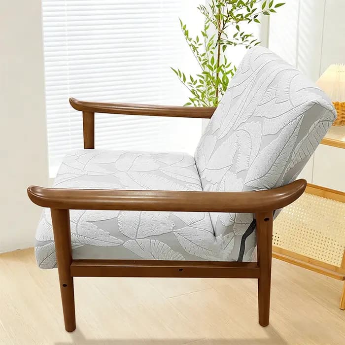 Housses de chaise individuelles en tissu jacquard élastiques tout compris