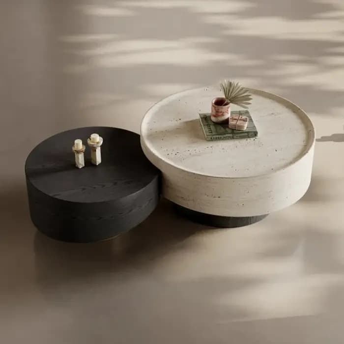 Table basse minimaliste italienne
