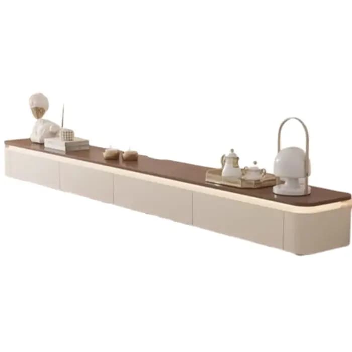 Meuble TV en bois de couleur claire