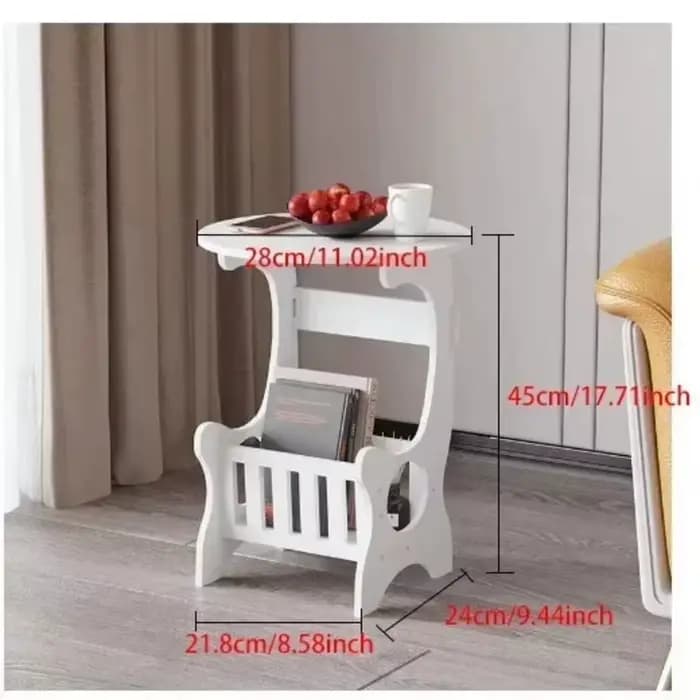 Mini Table de chevet à support de rangement