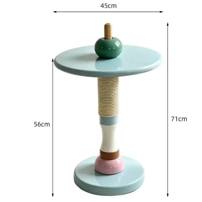 Table basse mobile de style crème