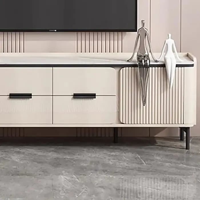Meuble Tv minimaliste de luxe Unique avec rangement beauté Premium