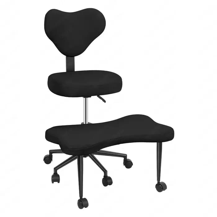 Fauteuil de sol confortable pour position assise croisée, idéal pour longues sessions de travail ou