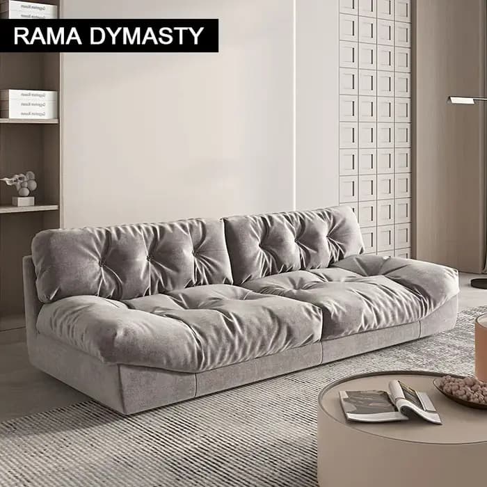 Canapé-lit en tissu de luxe moderne pour salon