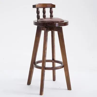 Ensemble de Table de Bar ronde en bois massif de Style américain, petite Table basse de salon de bal