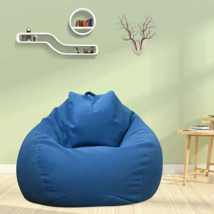 Décoration de la maison confortable pouf chaise housse de canapé amovible lavable paresseux