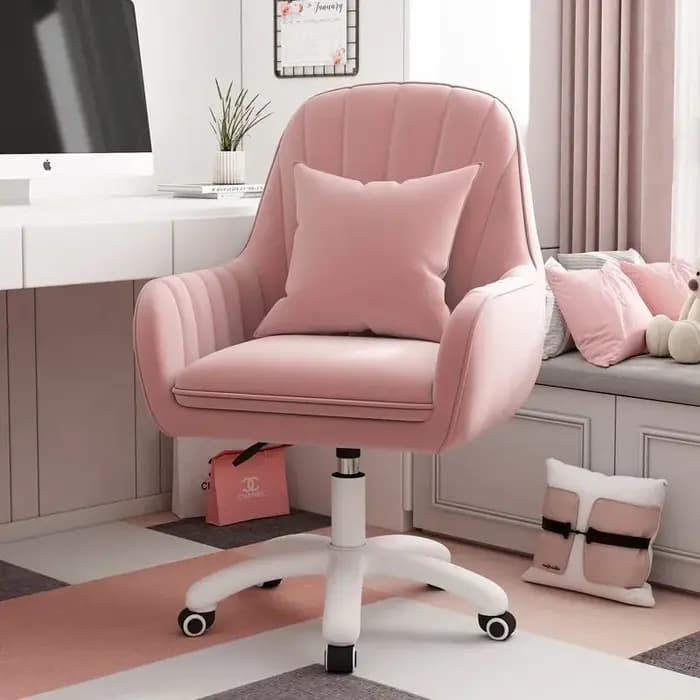 Chaise de Bureau Confortable à Dossier Long, pour Étudiante, Dortoir, Fille, Bureau, Maquillage, Ord