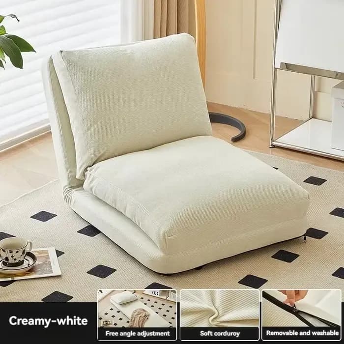 Canapé paresseux Tatami, chaise simple inclinable et amovible, lavable, petite taille, salon, chambr