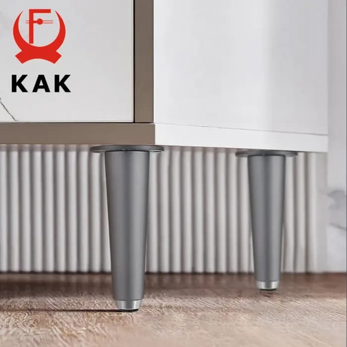 KAK – pieds de meuble réglables en alliage d'aluminium or