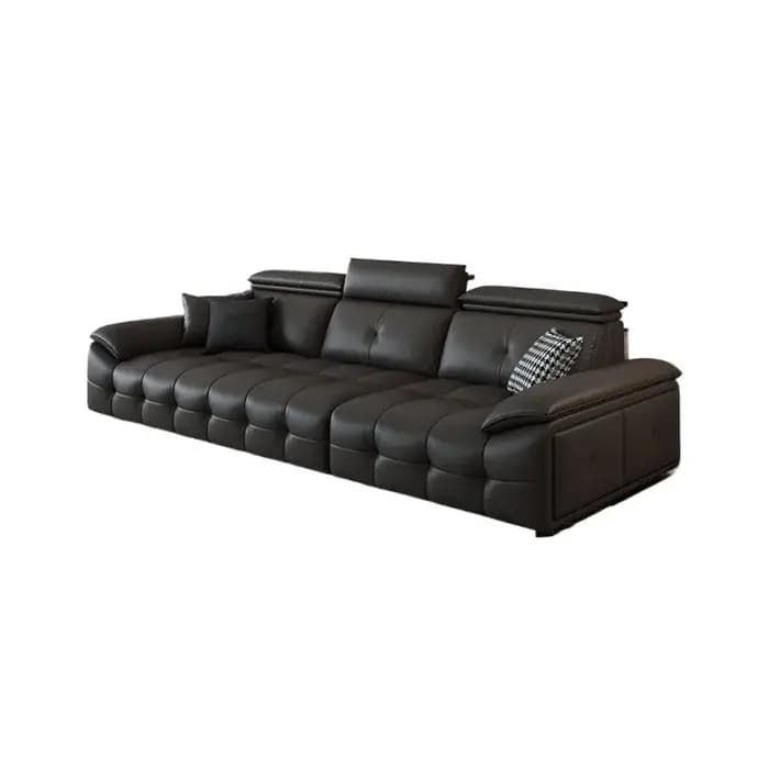 Europe cuir salon canapé Relax confortable grand