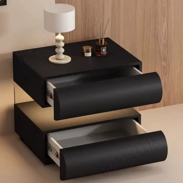Meuble de rangement noir
