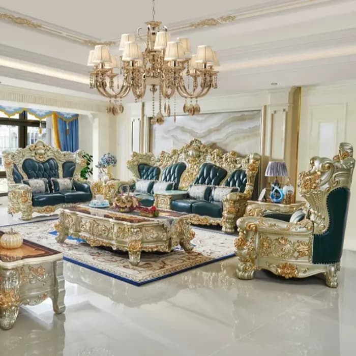 Ensemble de canapés de luxe européen et américain 1
