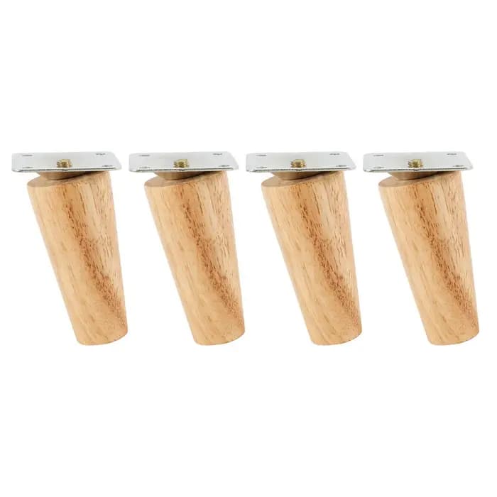 8/10/15cm meubles en bois massif jambe pieds droits canapé-lit armoire Table et chaise pieds de remp