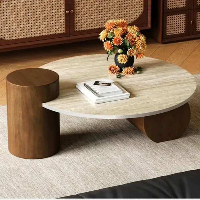 Table basse vintage en bois
