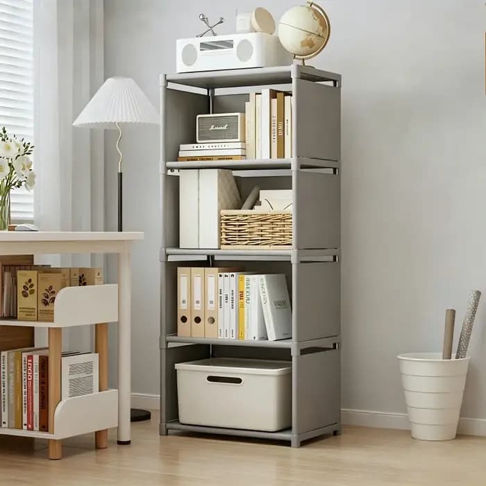 Étagère à livres multi-niveaux, montage facile, rangement pour salon, chambre, bureau - Étagère de présentation pour livres, jouets, articles divers