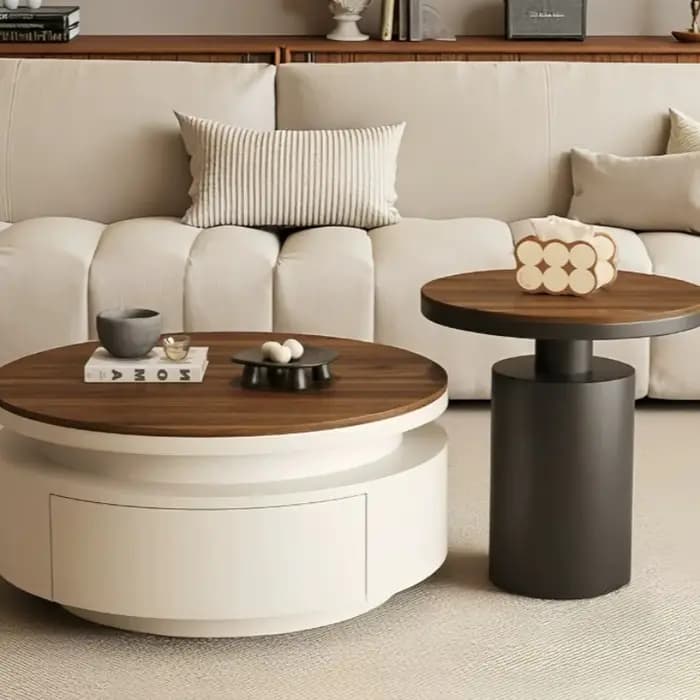 Petites tables basses rondes