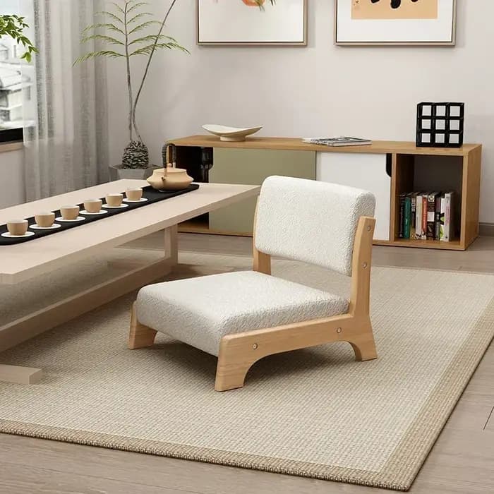 Chaise de canapé paresseux hypothécaire ami moderne, meubles de salon japonais, siège de sol arrière