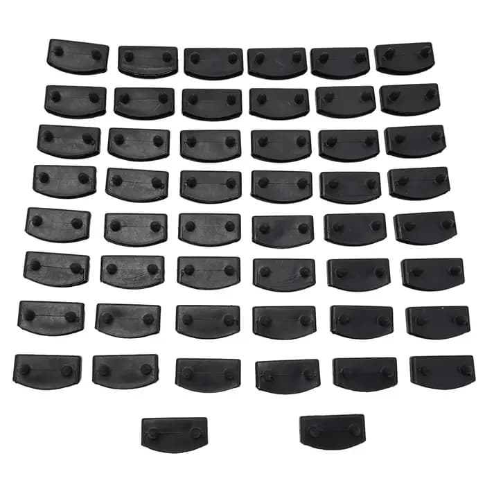 Supports d'extrémité en plastique pour lattes de lit, remplacement du capuchon central latéral du ca