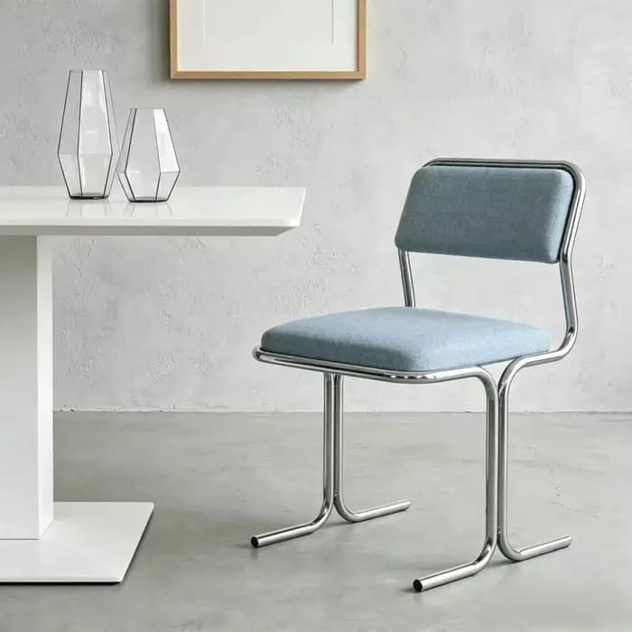 Chaises de salle à manger rembourrées, design artistique, tendance, uniques, de luxe, pour cuisine,