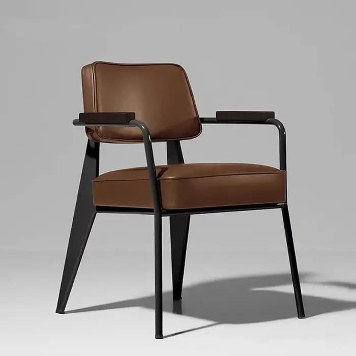 Ensemble de 4 fauteuils de salle à manger ergonomiques
