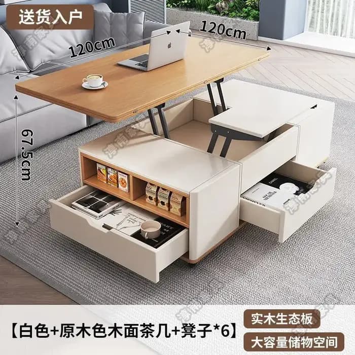 Table basse esthétique japonaise