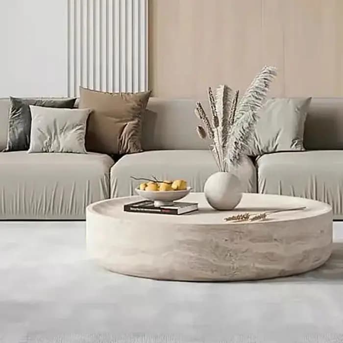 Table d'appoint ronde moderne claire japonaise industrielle Simple mignon gain de place Table basse