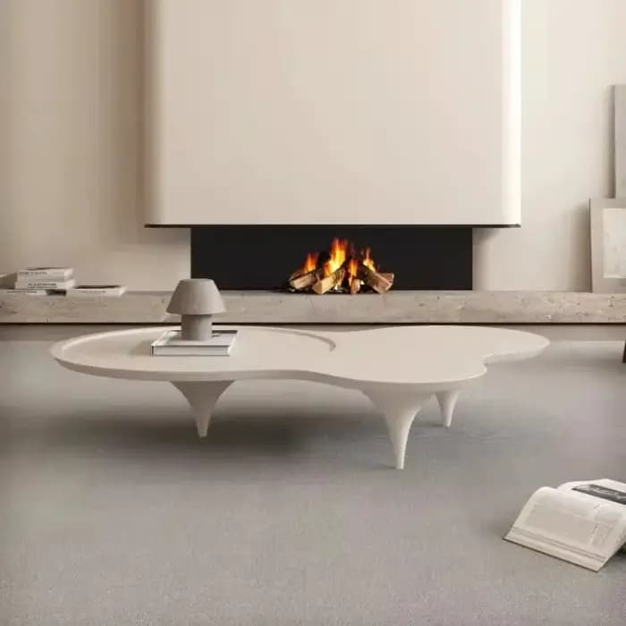 Ornements Table basse nordique couverture rigide clair minimaliste