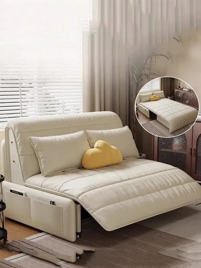 Canapé pliable extensible Multifonction petit appartement luxe confortable