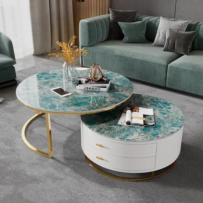 Affichage Table basse italienne minimaliste relié organisateur Unique